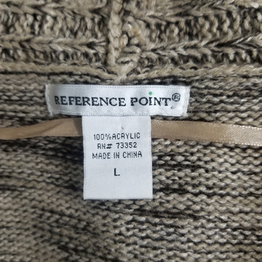 Reference Point Ruffled Knit Cardigan - image 4